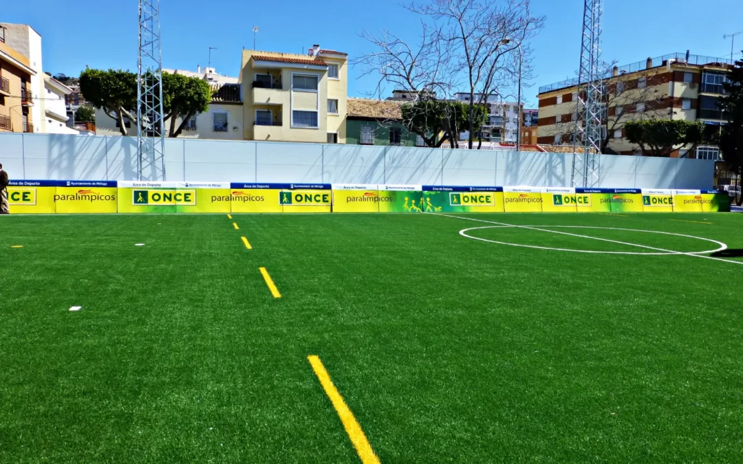 Campo de fútbol para invidentes en Málaga