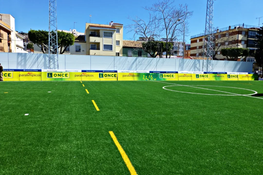 Campo de fútbol para invidentes en Málaga